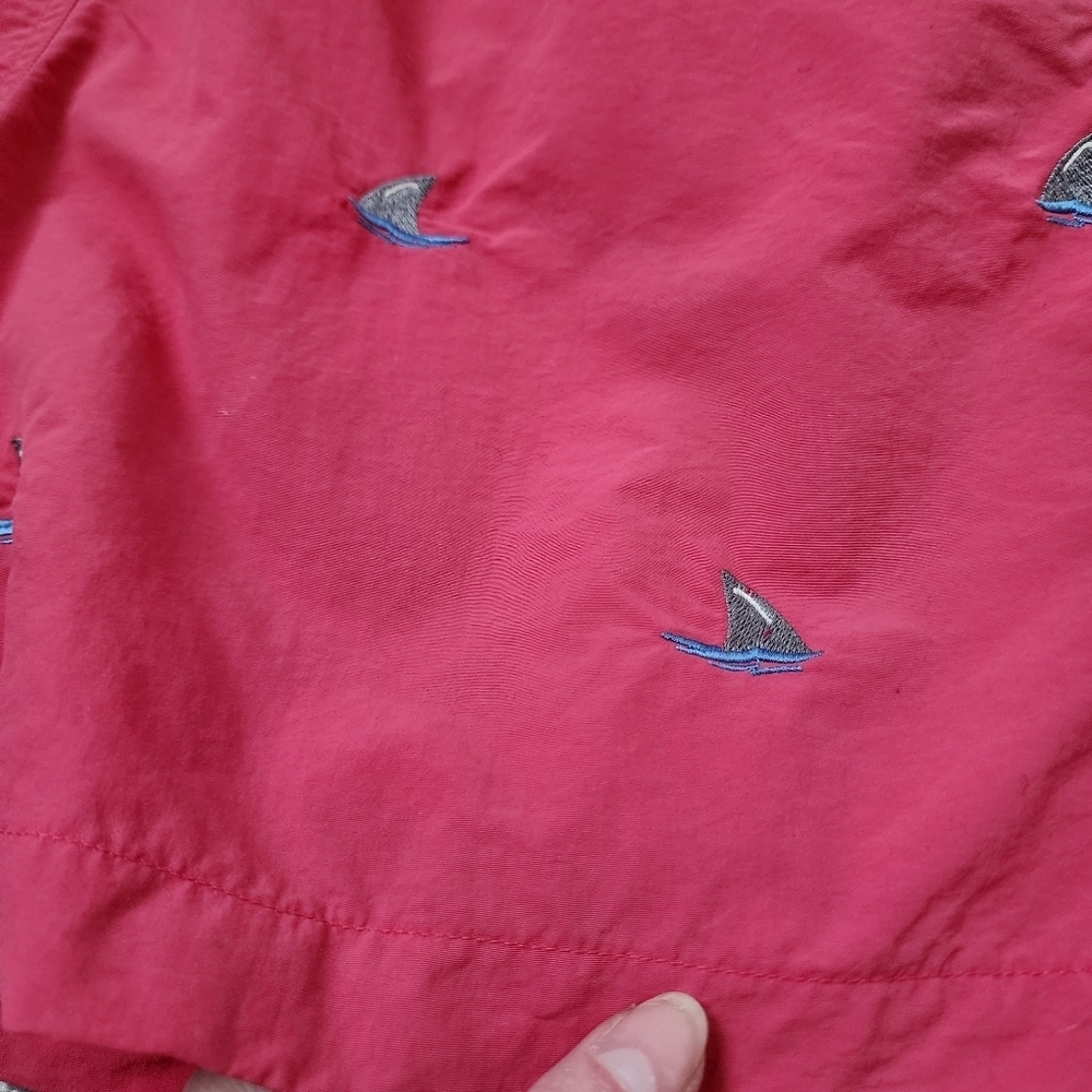 J. MCLAUGHLIN pink boardshorts nautical preppy size M - Picture 7 of 9